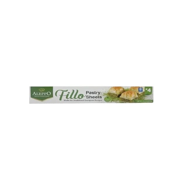Aleppo Phyllo Dough — representative packaging