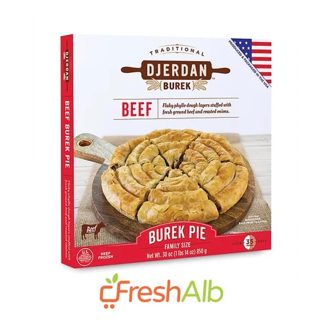 Djerdan Burek Pie — representative packaging