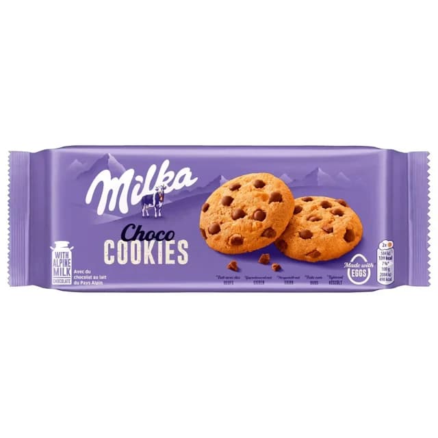 Milka Cookies — representative packaging