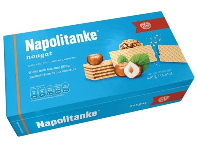 Kraš Napolitanke Wafers — representative packaging