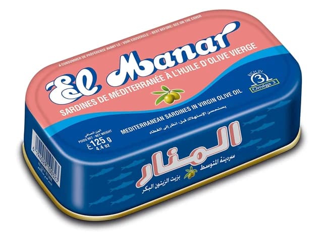 El Manar Sardines — representative packaging