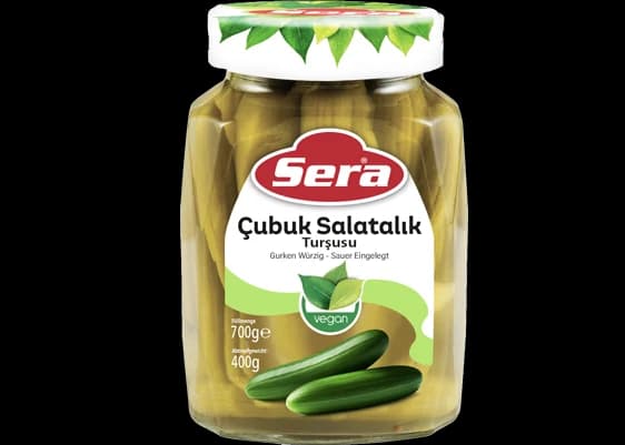 Sera Pickled Cucumbers — representative packaging