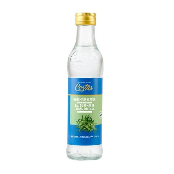 Cortas Rosemary Water — representative packaging