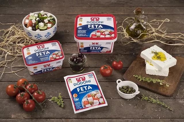 Dodoni Feta Cheese — representative packaging