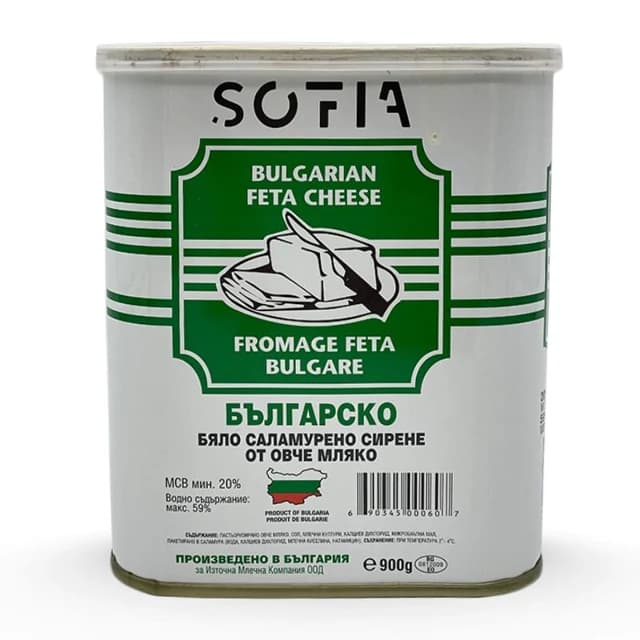 Bulgarian Feta Cheese — representative packaging