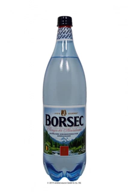 Borsec Mineral Water — representative packaging