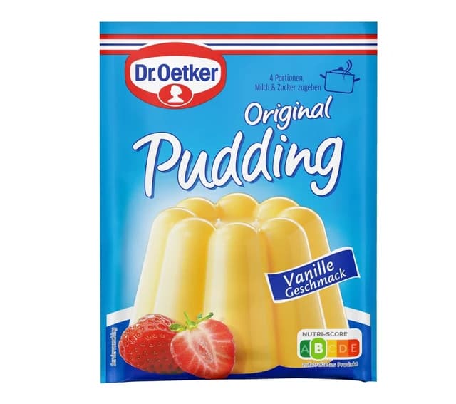 Dr. Oetker Pudding Mix — representative packaging