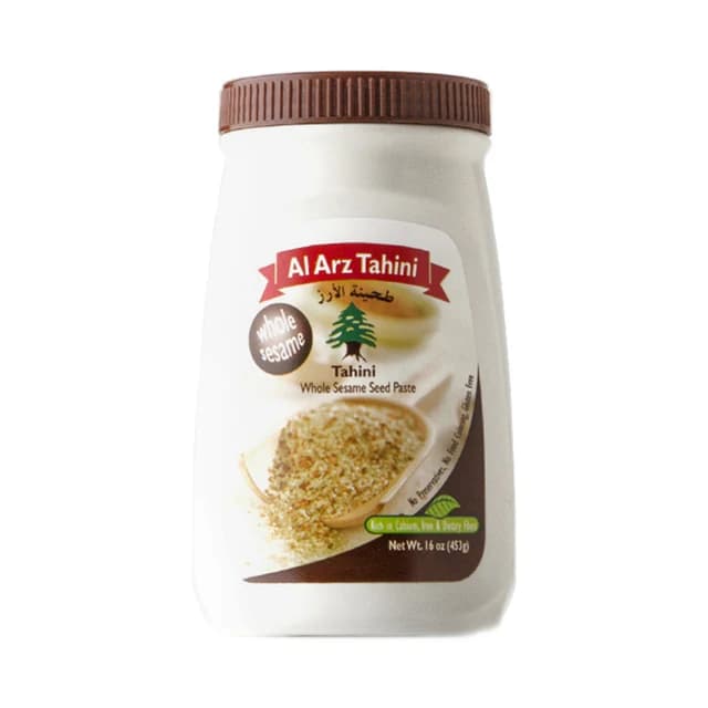 Al Arz Tahini — representative packaging