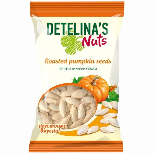 Detelina Roasted Pumpkin Seeds — representative packaging