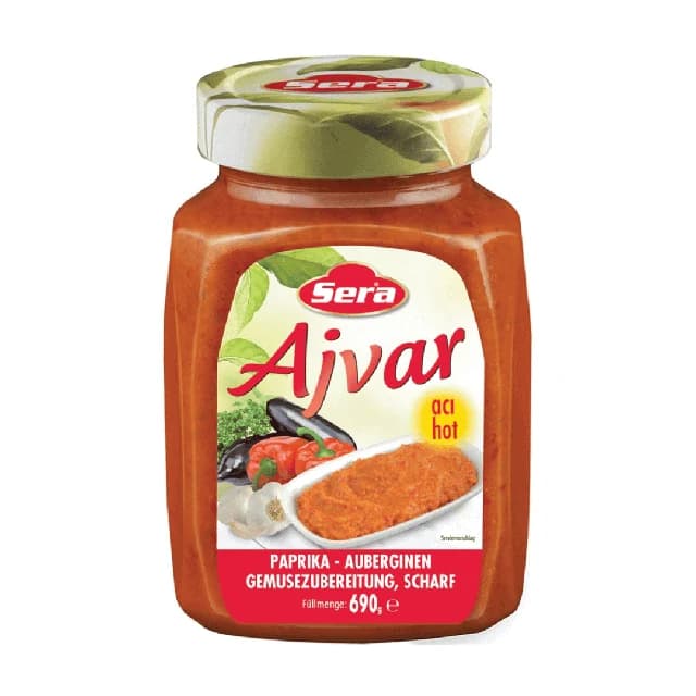 Sera Ajvar — representative packaging