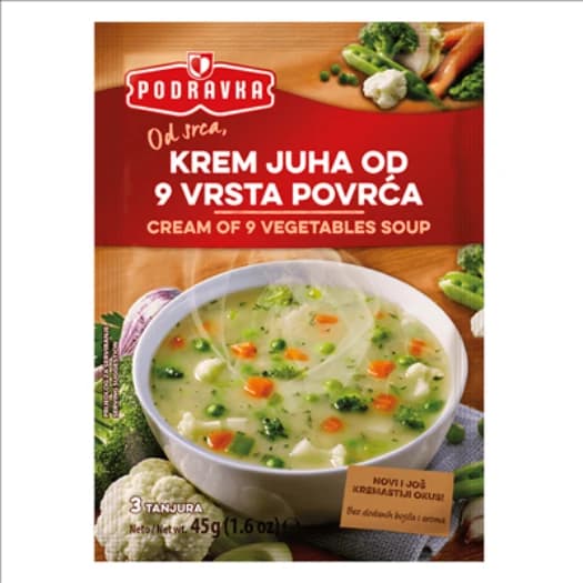 Podravka Soups — representative packaging