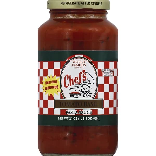 Chef's Pasta Sauce — representative packaging